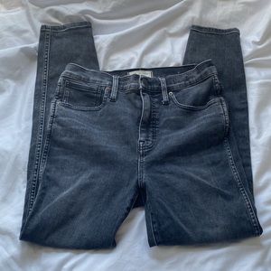 10" High Rise Madewell Skinny Crop Jeans